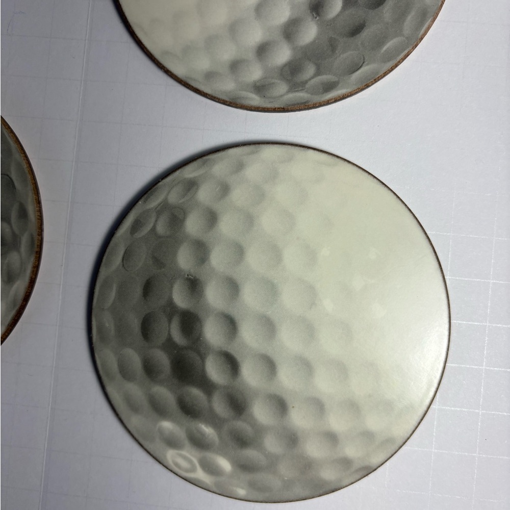 Goofball shape coasters 5pcs Brand coaster stone H539